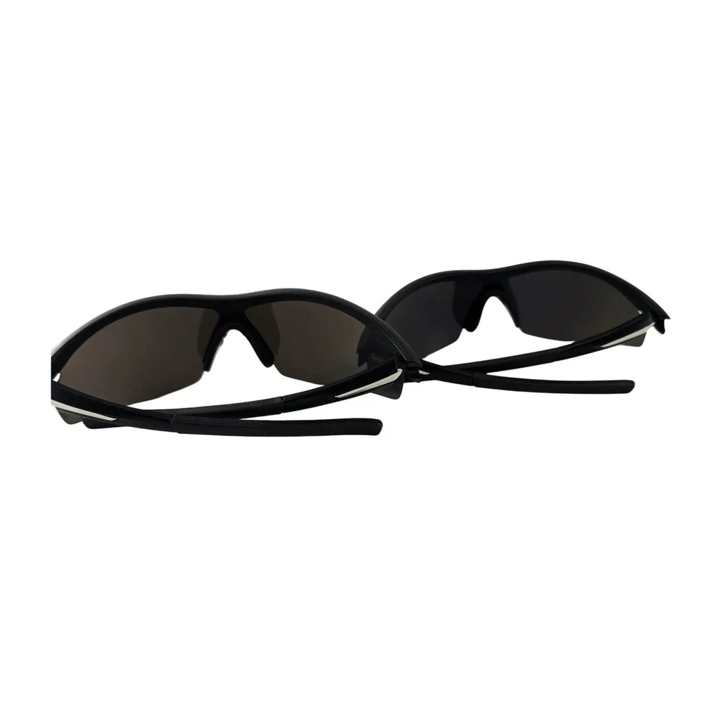 Bell+Howell‎ Tac Glasses 2 Pack Sports Sunglasses Black Blue Green Mirrored Lens